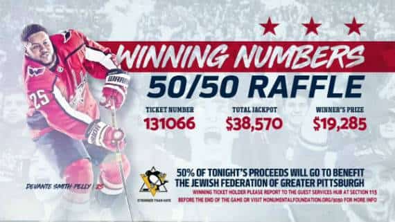 מחווה מרגשת: אוהד וושינגטון קפיטלס שזכה בהגרלה תרם 19 אלף דולר נפגעי הטבח בפיטסבורג