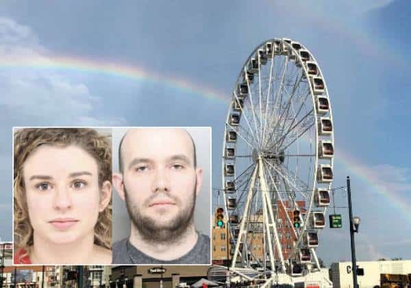 אל מול עיני המבלים: זוג קיים יחסי מין על גלגל ענק