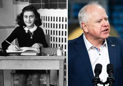 השוואה מקוממת: מושל מינסוטה השווה את מדיניות ההגירה של טראמפ לסיפורה של אנה פרנק