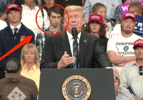 סולק מעצרת של טראמפ כי "לא התלהב מספיק"