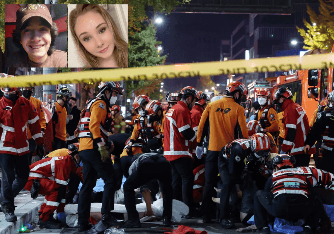 אסון ליל כל הקדושים: שני צעירים אמריקאים הם בין 153 ההרוגים