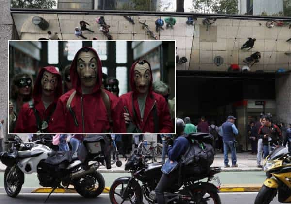 בית הנייר - הגרסה המקסיקנית: שוד מטבעות זהב בשווי מיליוני דולרים בלב מקסיקו סיטי