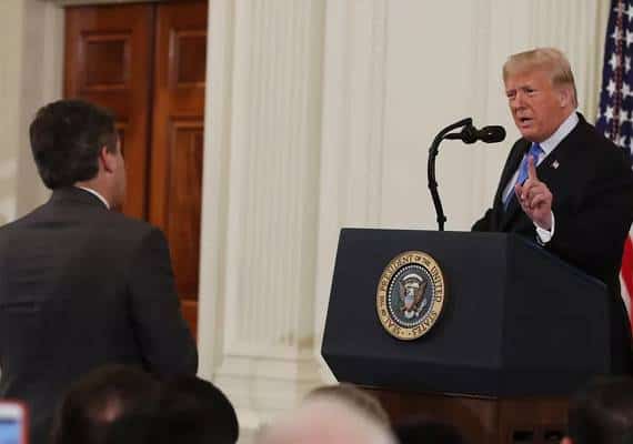 פרק נוסף במלחמה בין הבית הלבן ל-CNN