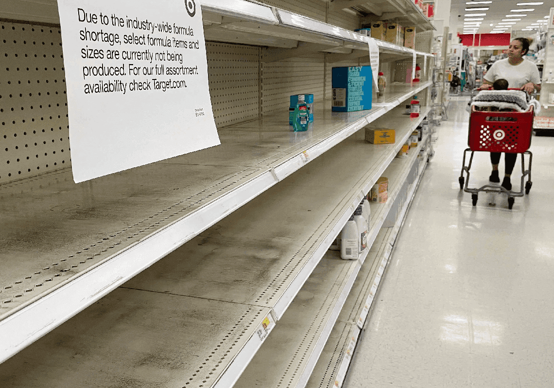 משבר המזון לתינוקות: חברת ענק מתגייסת לעזרה