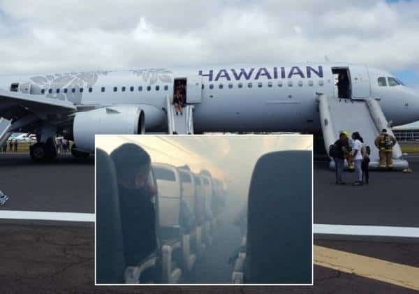 סיוט בדרך לחופשה בהוואי: 7 נפגעו משאיפת עשן במהלך נחיתת חירום