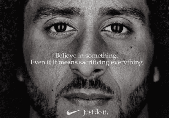 מתגרים בטראמפ? נייקי בחרה בקולין קאפרניק כפנים של חגיגות ה-30 לסיסמא שלה