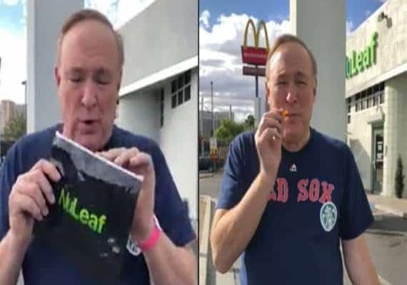 בשידור חי: סנאטור מיוטה ניסה לראשונה קנביס