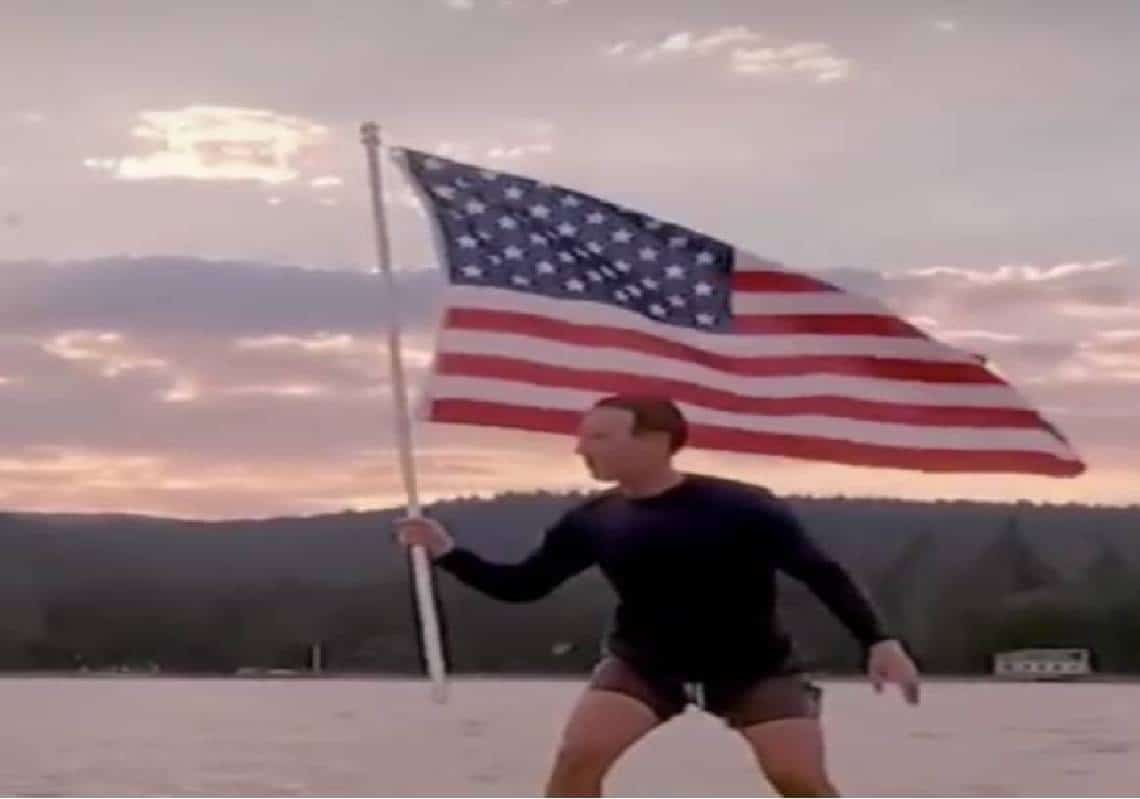 סרטון ביזארי של מארק צוקרברג מרחף על גלשן מים לכבוד ה-4 ביולי פוצץ את האינטרנט