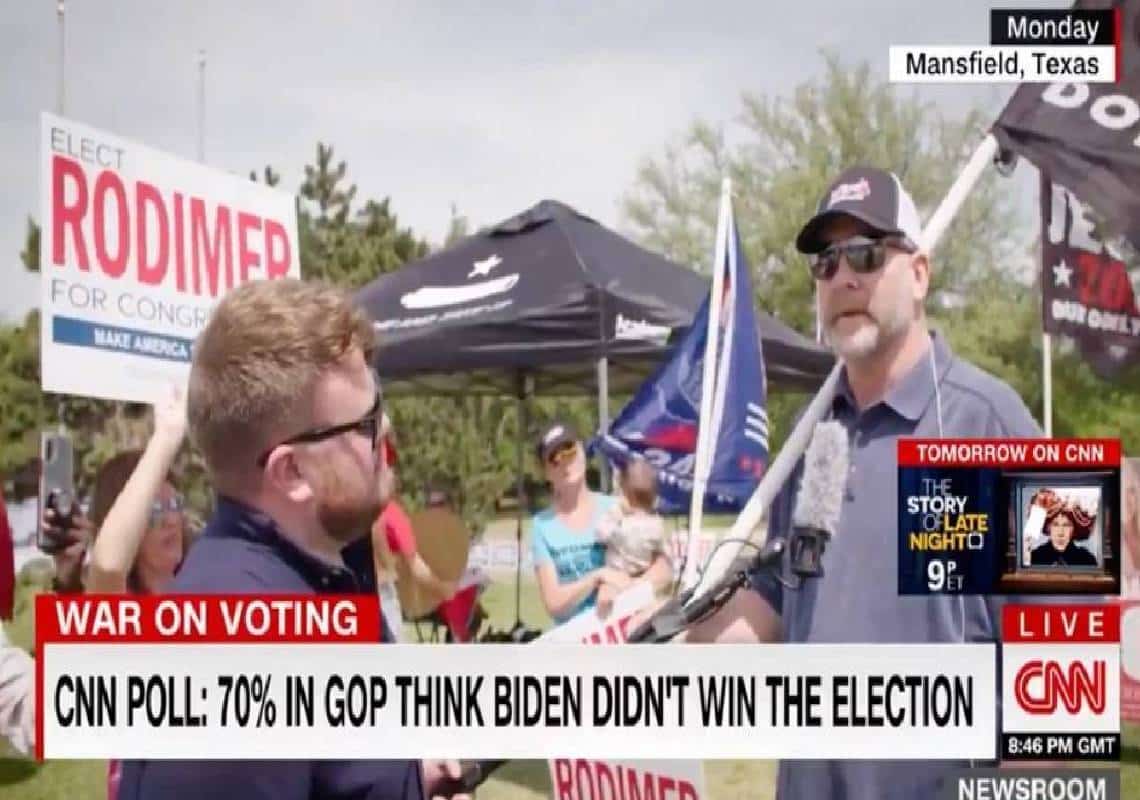 סקר חדש של סי אן אן: "70 אחוזים מהרפובליקנים חושבים שהבחירות נגנבו"