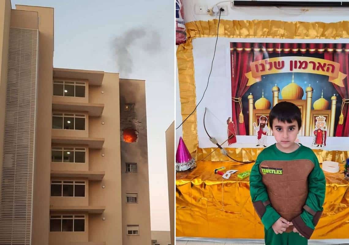 הירי לעבר ישראל גובה קורבנות נוספים: עידו בן ה-5 נהרג מפגיעת רקטה בבית בשדרות