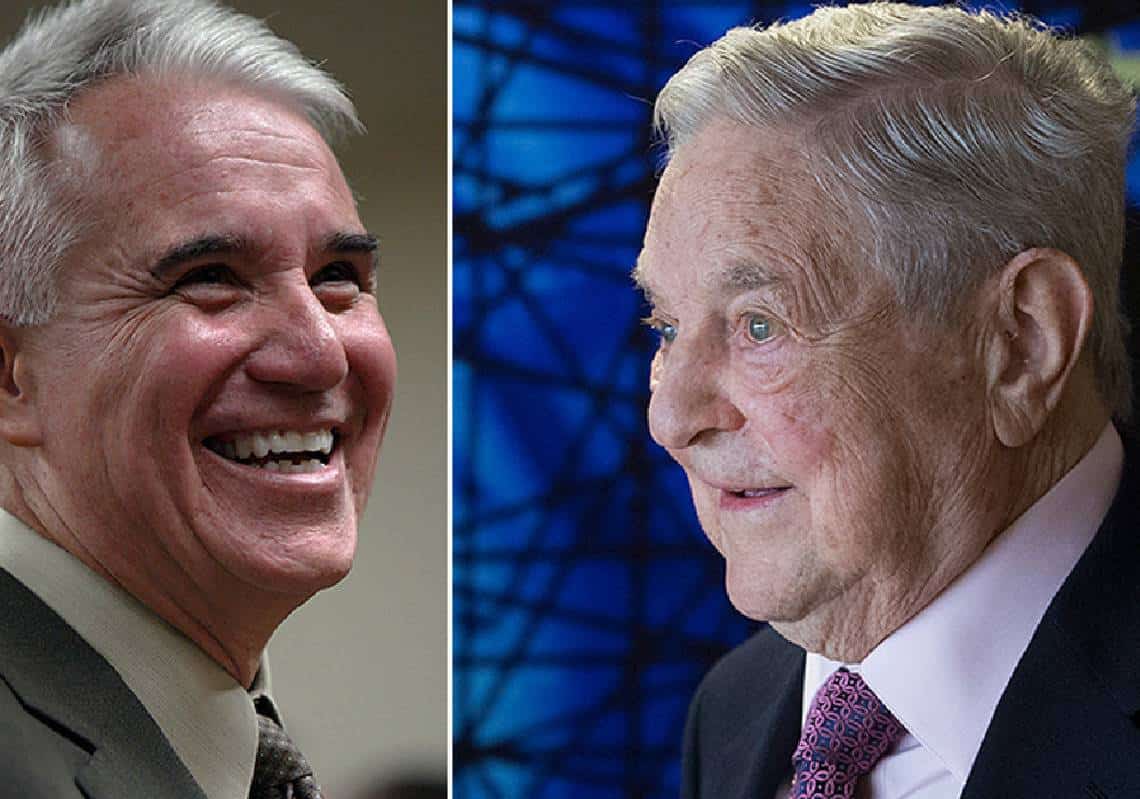 סורוס מייצר כאוס בלוס אנג'לס: התובע המחוזי שנתמך על ידי המיליארדר הורה לשלם על הלוויה של עבריין שרצח 2 שוטרים