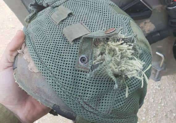 נס בגבול הדרום: קצין צנחנים ספג כדור צלף וניצל בזכות הקסדה