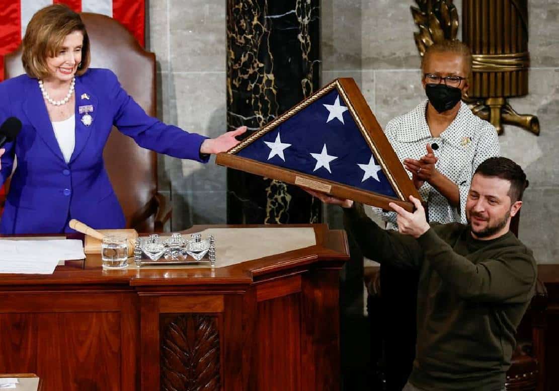 לאן הכסף שלנו הולך?! 127 רפובליקנים 'הבריזו' לנאום "הלוביסט האוקראיני זלנסקי"