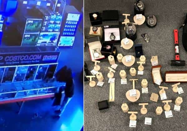 באישון לילה: פרצו לסניף קוסטקו וגנבו תכשיטי יוקרה בשווי 20 אלף דולר