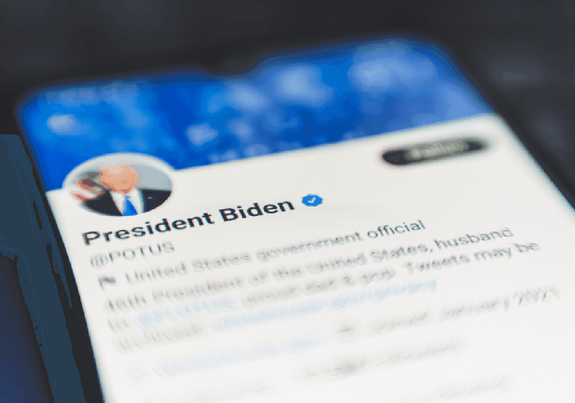 מחצית מעוקביו של ביידן בטוויטר הם חשבונות מזויפים 