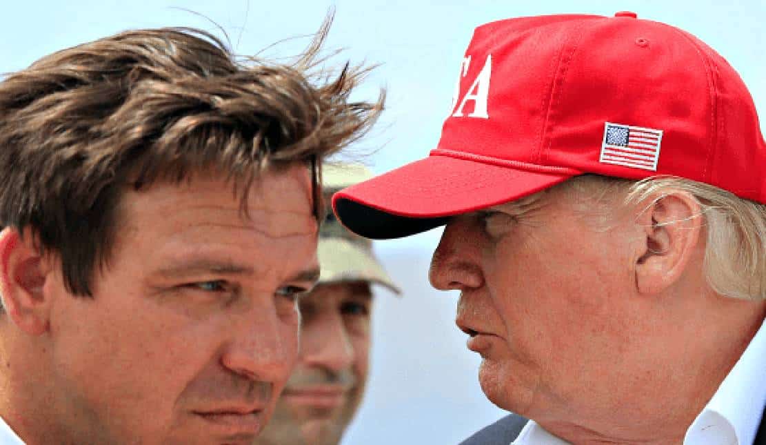 בכלל לא תחרות: טראמפ מוביל על דה-סנטיס בפער עצום של 43 אחוזים בסקרים