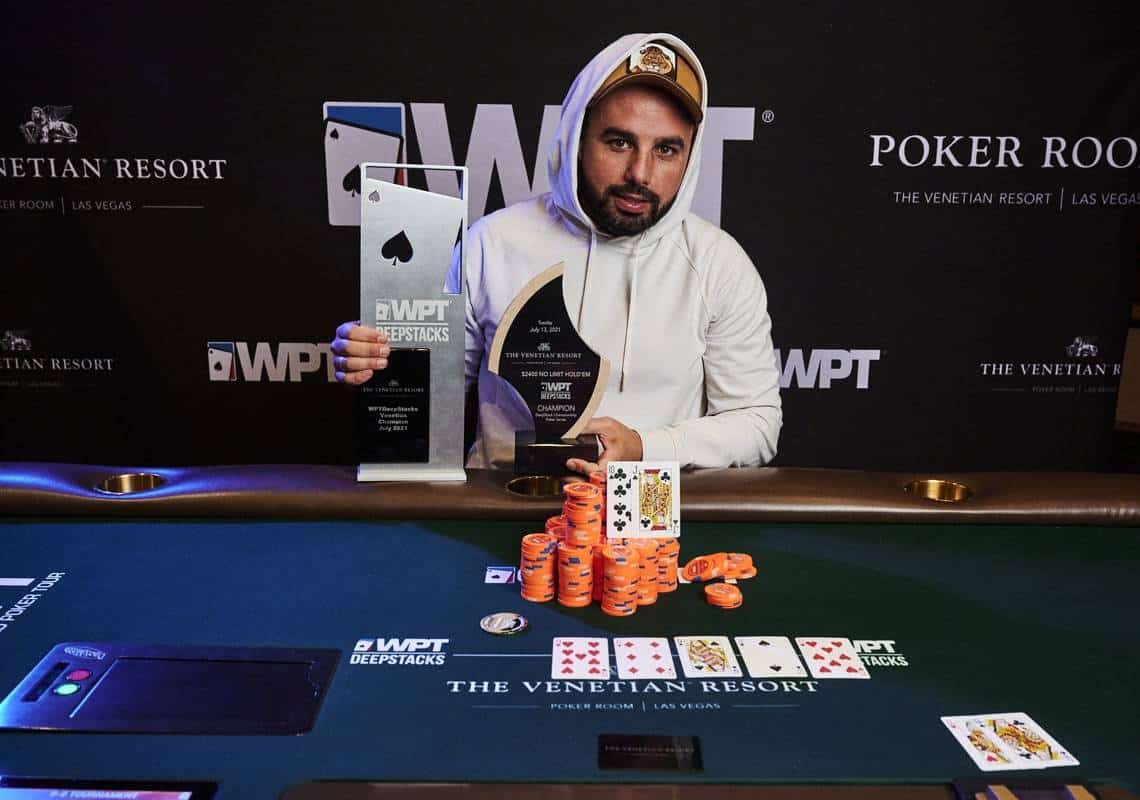 "הרגיש כמו להבקיע גול": משחק פוקר על חצי מיליון דולר - אבי קנפו מלוס אנג'לס זכה בטורניר עולמי בלאס וגאס