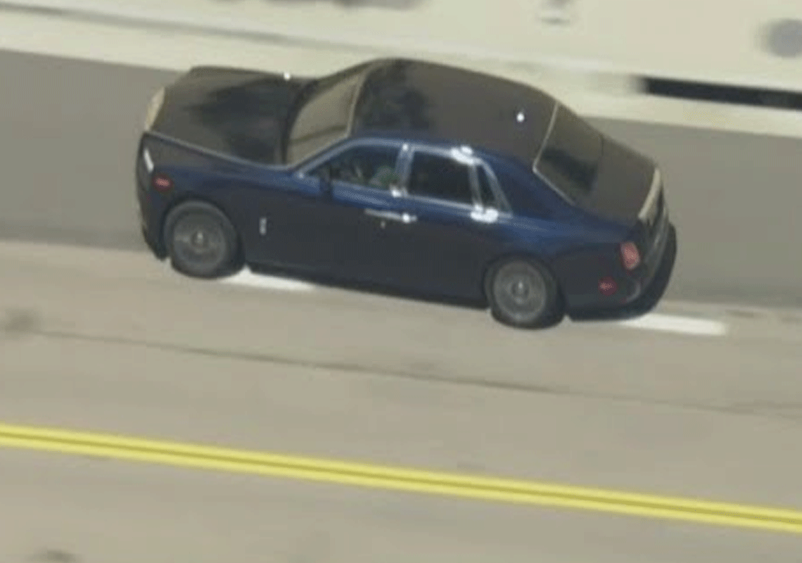 מרדף יוקרתי בלוס אנג'לס: חשוד גנב רולס רוייס בשווי 450 אלף דולר 