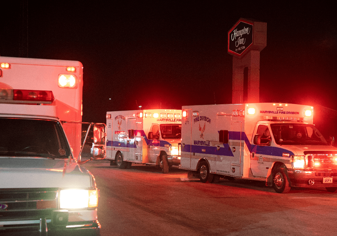 אוהיו: כ-15 בני אדם נמצאו מחוסרי הכרה בבריכה בבית מלון