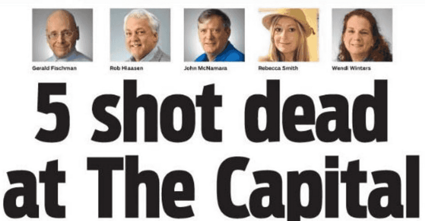 כתב אישום הוגש נגד החשוד בטבח העיתונאים במערכת הקפיטל גאזט