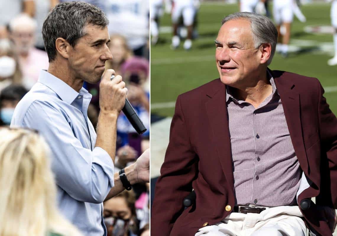 ראש בראש: גרג אבוט ובטו או'רורק יתמודדו בבחירות למושל טקסס