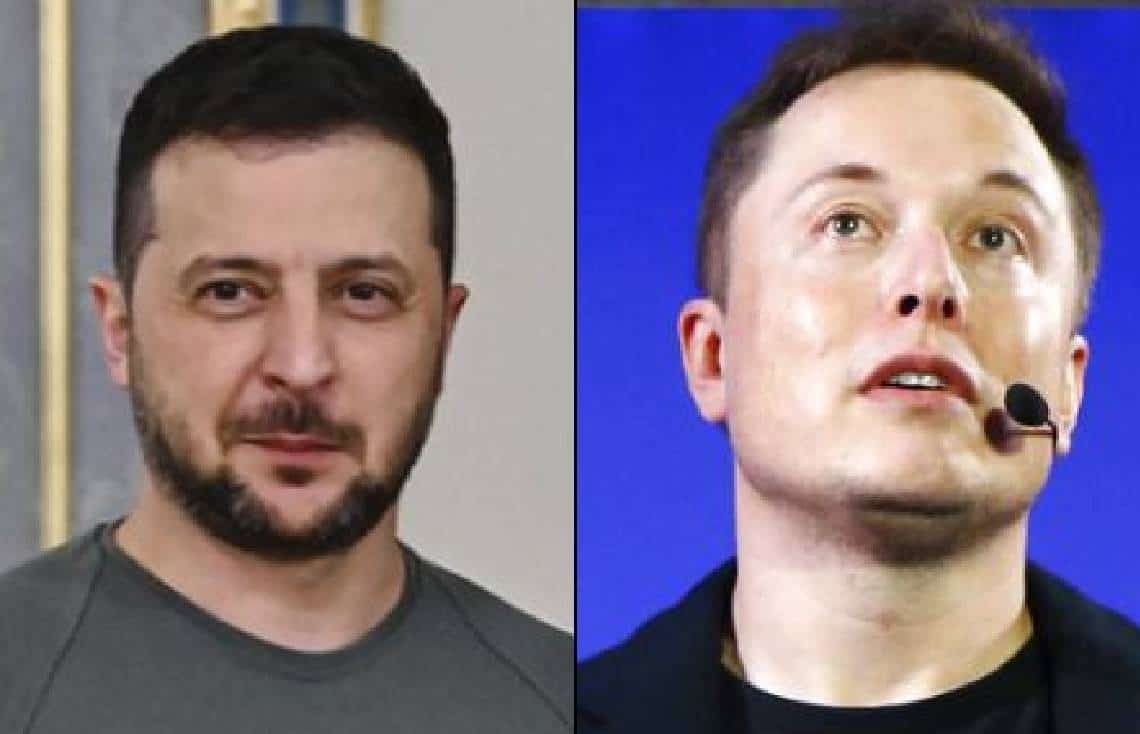 אילון מאסק הבעיר את טוויטר ונכנס לעימות ראש בראש עם זלנסקי