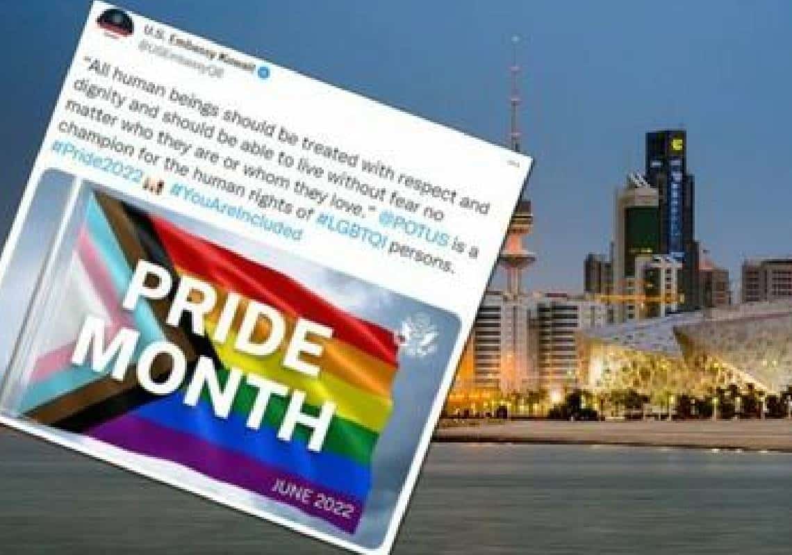 כווית זימנה דיפלומט אמריקני לשיחת-בירור לאחר שפירסם פוסט בנושא חודש הגאווה