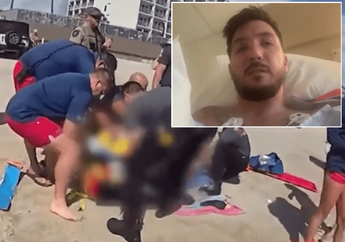 "צרחתי בכל הכוח": אדם שהשתזף בחוף פלורידה נדרס על ידי ג'יפ 