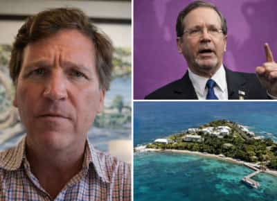 שקר שנולד מבינה מלאכותית: טאקר קרלסון מתנצל על הכפשת הנשיא הרצוג