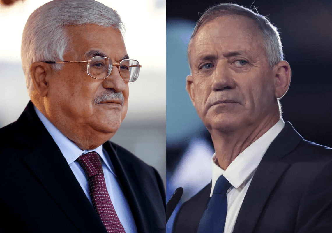 סוף לקיפאון המדיני? בני גנץ ומחמוד עבאס נועדו ברמאללה 