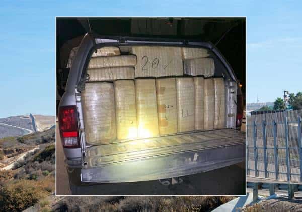 גבול ארה"ב-מקסיקו: סוכל ניסיון הברחה של סמים במשקל 3,700 פאונד
