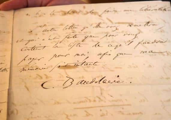 מכתב התאבדות של משורר צרפתי נמכר במאות אלפי דולר
