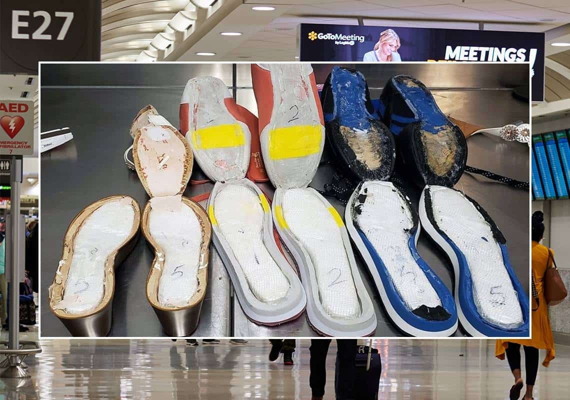 ניסיון הברחת קוקאין מג'מייקה: סמים בשווי 40 אלף דולר הוחבאו בנעליים