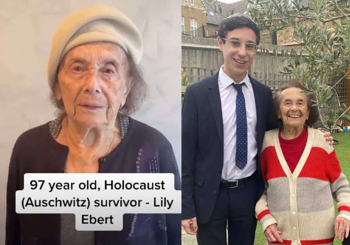 "שואה מאושרת": ניצולת אושוויץ בת 97 עברה התעללות אנטישמית בטיק-טוק - "לא נאפשר להתעללות האנטישמית לעצור אותנו"