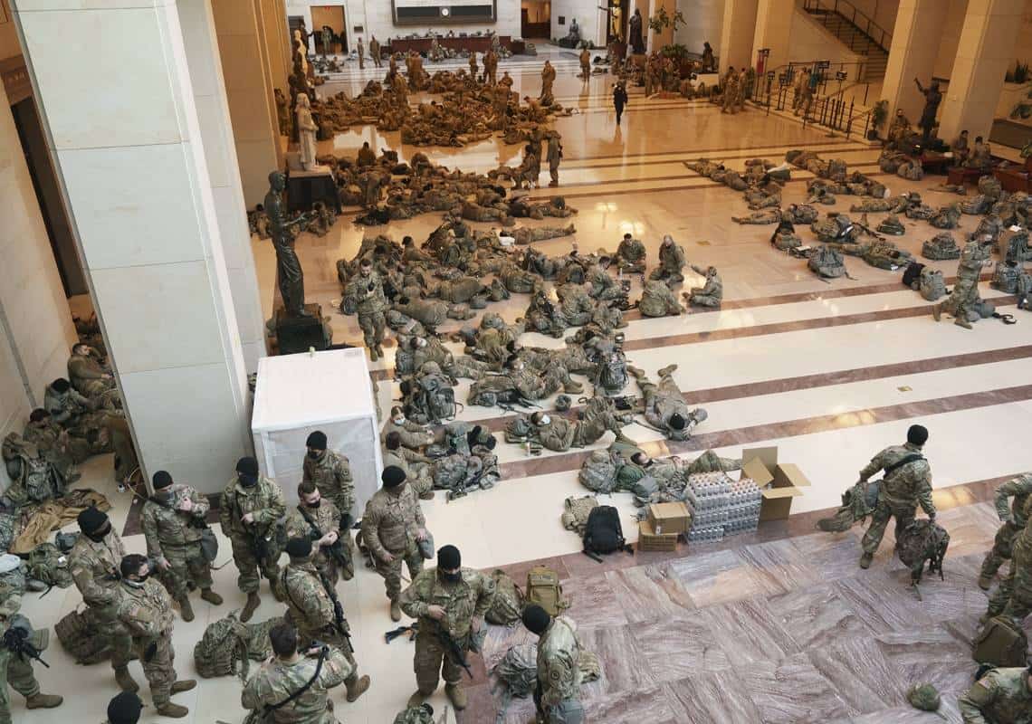 בבירת ארה"ב נערכים למהומות במהלך השבעת ביידן: לפחות 20 אלף חיילים יוצבו ברחבי הקפיטול