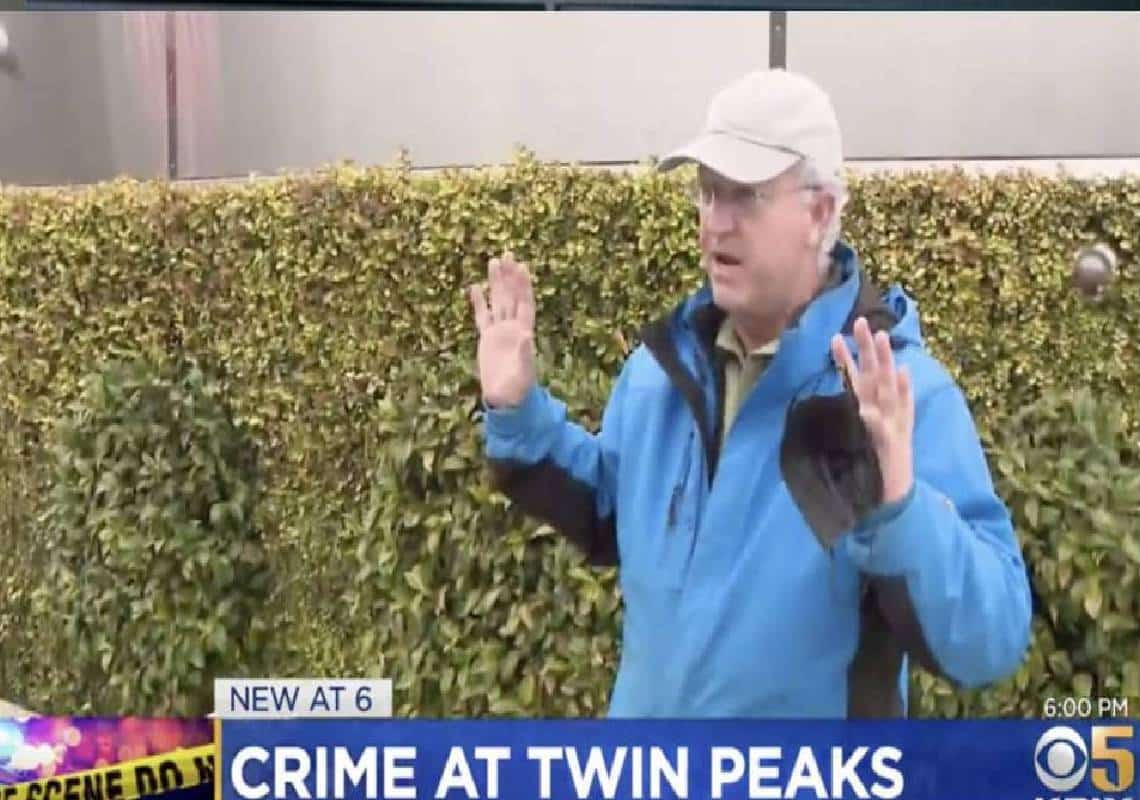 קליפורניה: כתב החדשות צילם כתבת-שטח על מגיפת פריצות רכב, עד מהרה הוא מצא עצמו עם אקדח שלוף מול הפרצוף לאור יום