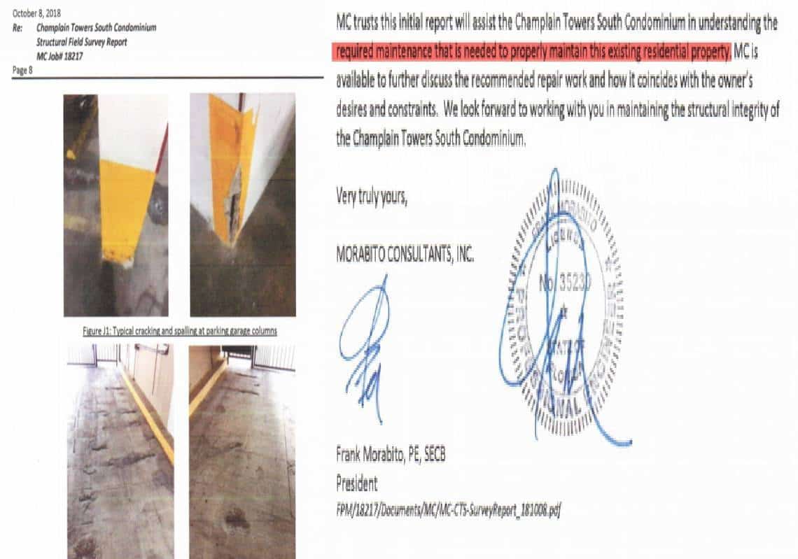 ה-NYT חושף: "חברת המהנדסים הזהירה בדו"ח מיוחד - יש להחליף לוחות הבטון הסדוקים בבניין"