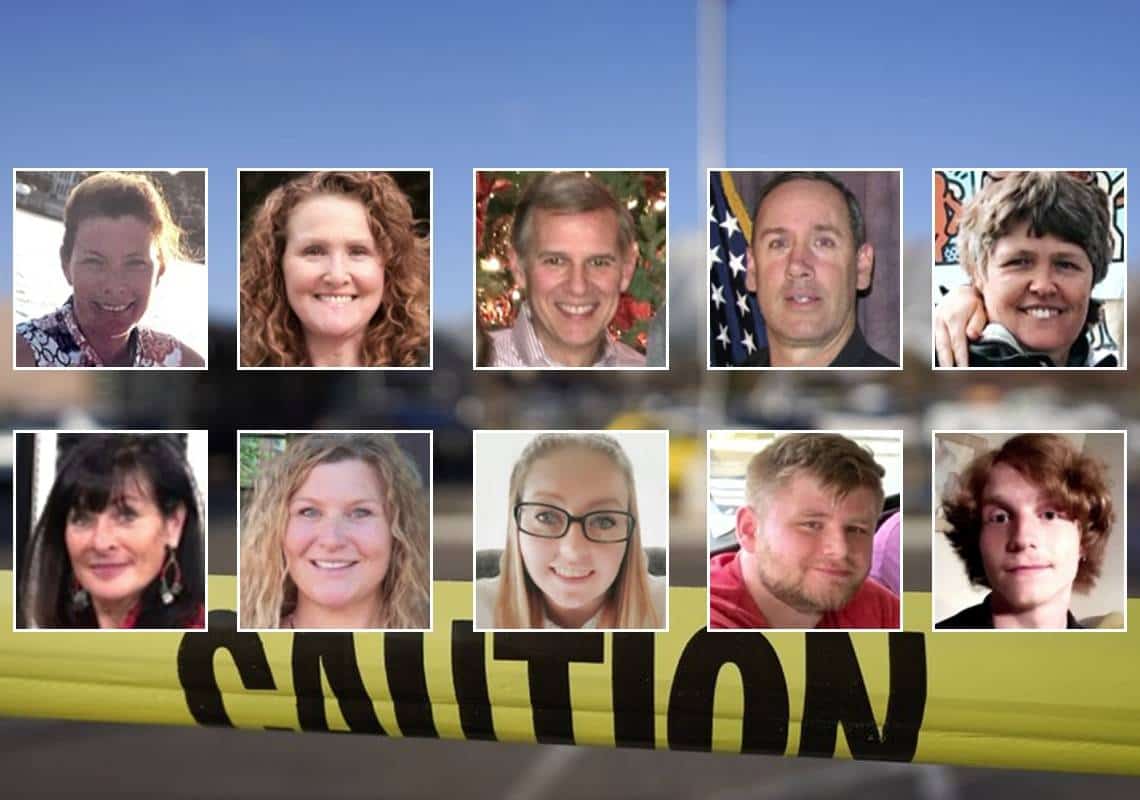 שוטר, עובדי הסופרמרקט ולקוחות חפים מפשע: סיפורם של עשרת הנרצחים באירוע הירי בקולורדו