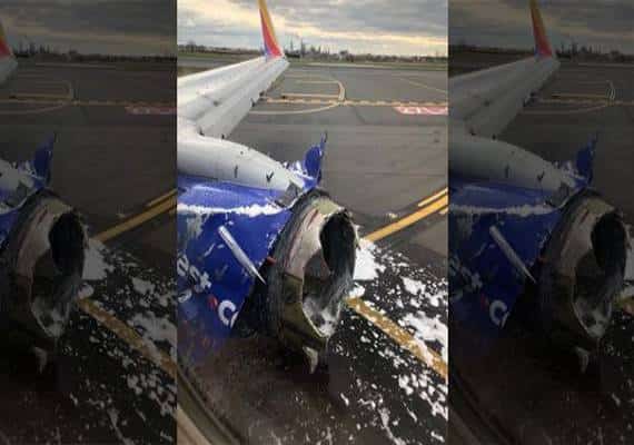 מטוס של חברת סאות'ווסט איירליינס ביצע נחיתת חירום בפילדלפיה לאחר פיצוץ במנועו. דיווח על הרוג