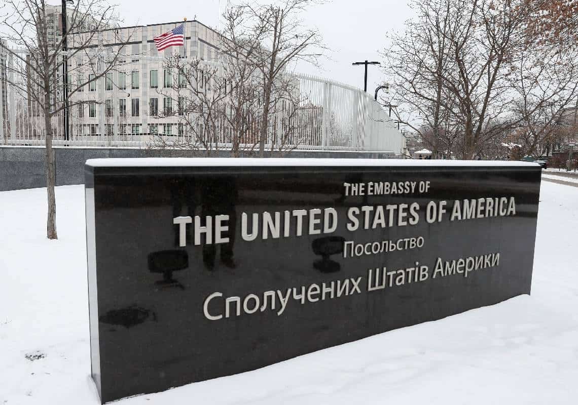בעקבות החשש מפלישה רוסית: ארה"ב מפנה את השגרירות בקייב