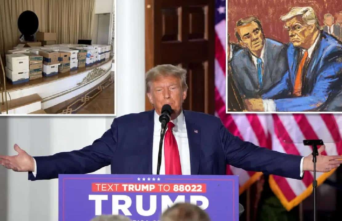 ‏טראמפ זוכה לקבלת פנים של גיבור כשהוא זועק "רדיפה פוליטית" לאחר הגשת כתב אישום פדרלי‏ 