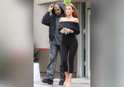 קניה ווסט וביאנקה סנסורי בדייט רגוע: ארוחת בוקר בדיינר בלוס אנג'לס