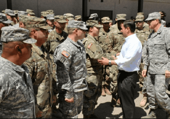 המשמר הלאומי נשלח לגבול - ומנקה שם אורוות סוסים