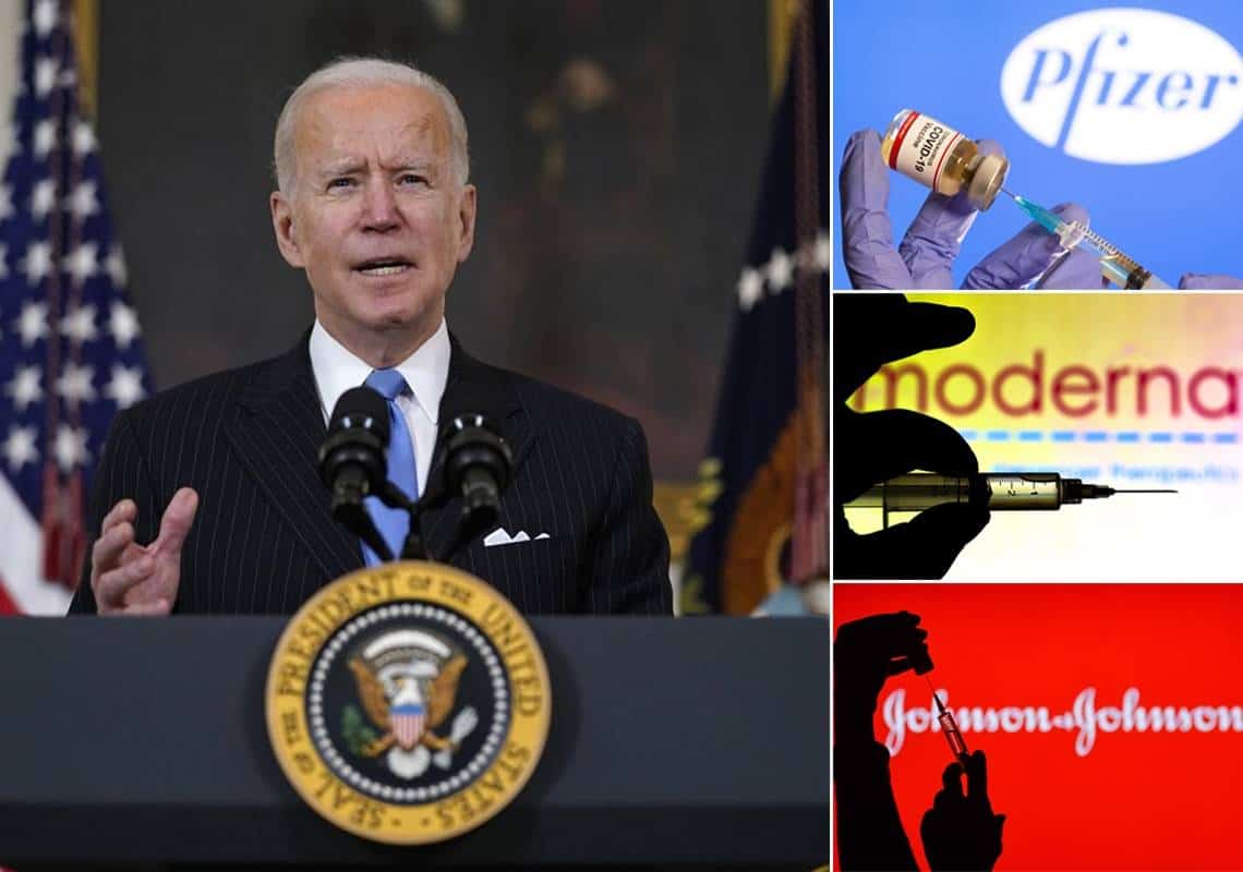 הנשיא ביידן מכריז: "עד מאי יהיו מספיק חיסונים לכל מבוגר בארה"ב"