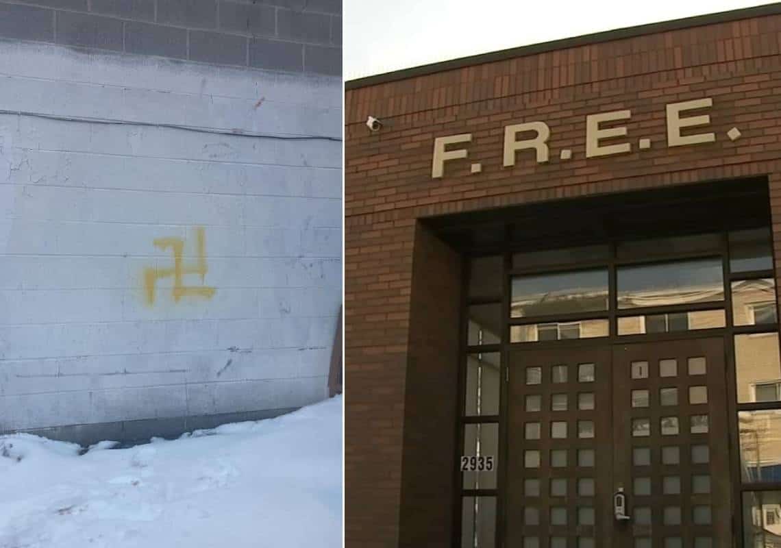 שיקגו: בית כנסת, בתי ספר ועסקים כשרים הושחתו בצלבי קרס