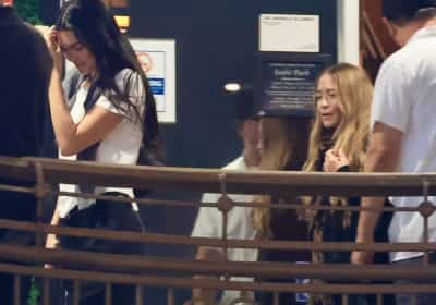 מפגש פסגה בהוליווד: קנדל ג'נר ומרי-קייט אולסון במסעדת הסושי היוקרתית