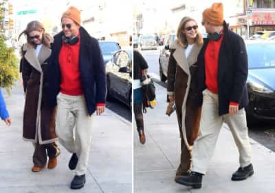 בראדלי קופר וג'יג'י חדיד חוגגים שנתיים של זוגיות ומסתובבים ברחובות ניו יורק