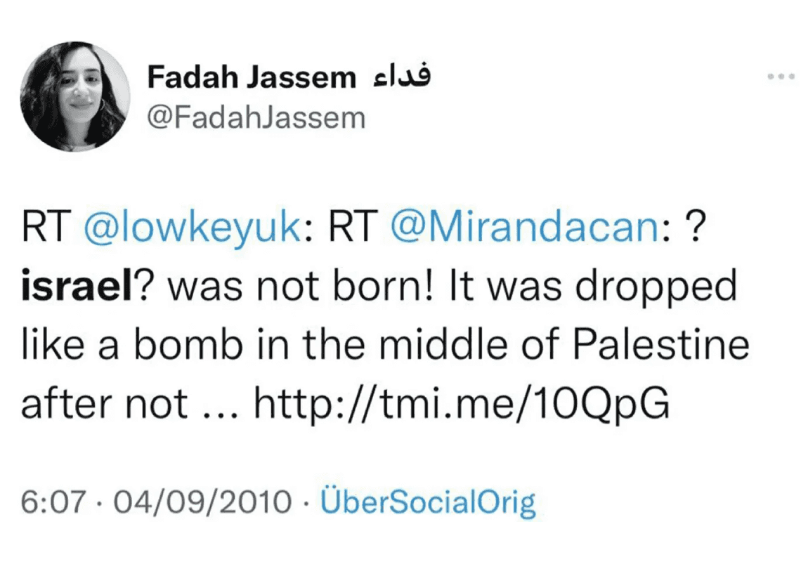 האחראית החדשה בטוויטר לסיקור במזה"ת: כתבת אל-ג'זירה עם היסטוריה של אמירות אנטישמיות