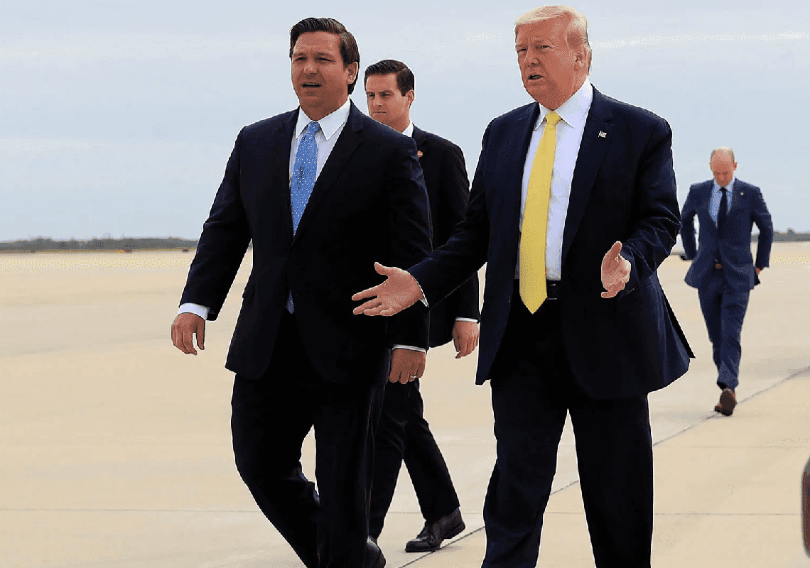 טראמפ מאמין שהוא יביס את דה-סנטיס - אבל מה הציבור חושב?