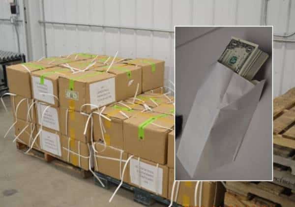 תפיסה חריגה: מאות אלפי שטרות דולרים מזויפים אותרו במעבר הגבול